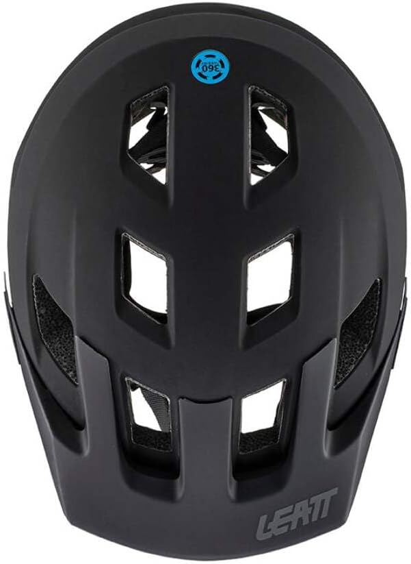 Leatt Enduro MTB-Helm 1.0 V21.1 MTN Schwarz Schwarz M, Schwarz M