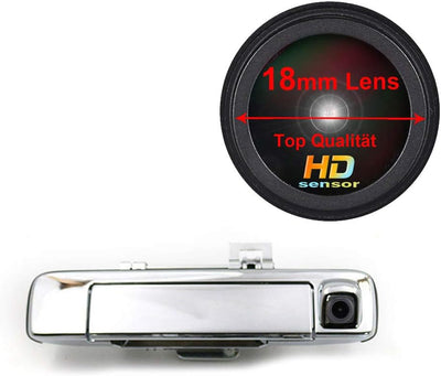 18mm Top Lens Weitwinkel Auto Rückfahrkamera Wasserdicht Einparkkamera Griffleiste Kamera für Isuzu
