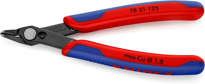 KNIPEX Electronic Super Knips brüniert, mit Mehrkomponenten-Hüllen 125 mm 78 31 125 Mit Mehrkomponen