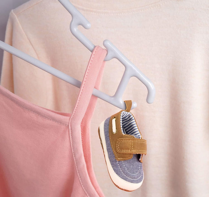 ilauke 36 Stück Kleiderbügel Kinderkleiderbügel Set, Baby Kleiderbügel Hangers aus Kunststoff, Aufbe