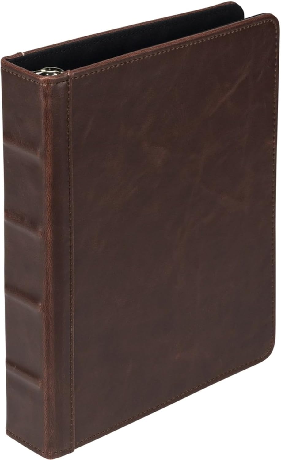 Samsill, SAM15337, Vintage Jr. 1" Round Ring Hardback Binder, 1 Each, Dark Brown Dark Brown 9 2/5\"