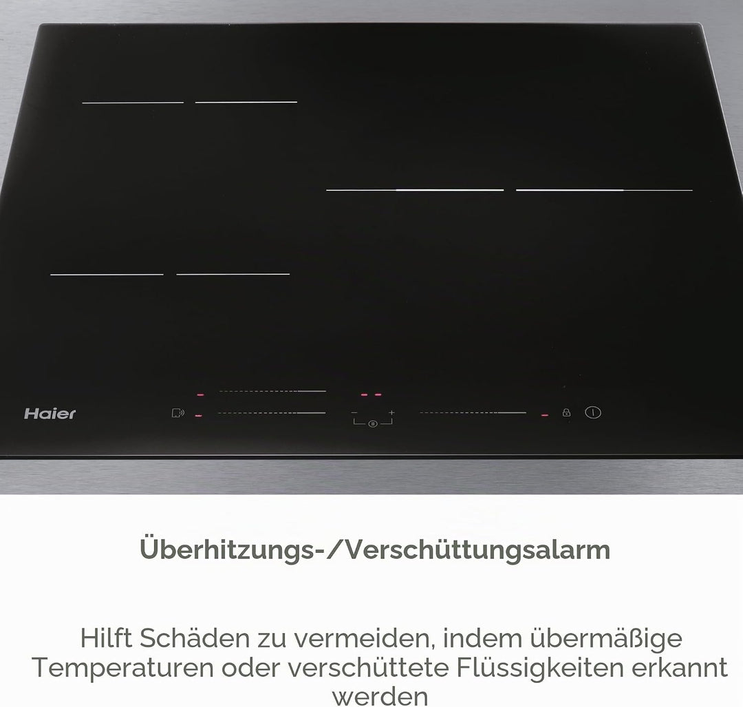 Haier SERIE 2 HAIDSJ63MC Induktionskochfeld/Multi Slider-Bedienung und Wi-Fi-Funktion (hOn App) / 3