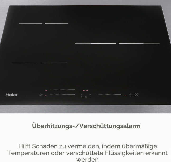 Haier SERIE 2 HAIDSJ63MC Induktionskochfeld/Multi Slider-Bedienung und Wi-Fi-Funktion (hOn App) / 3