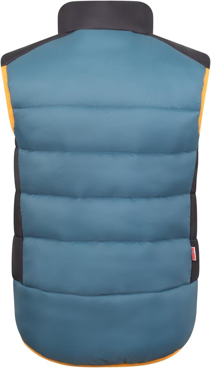 Trollkids Kids Hardanger Vest 110 black/steel blue, 110 black/steel blue