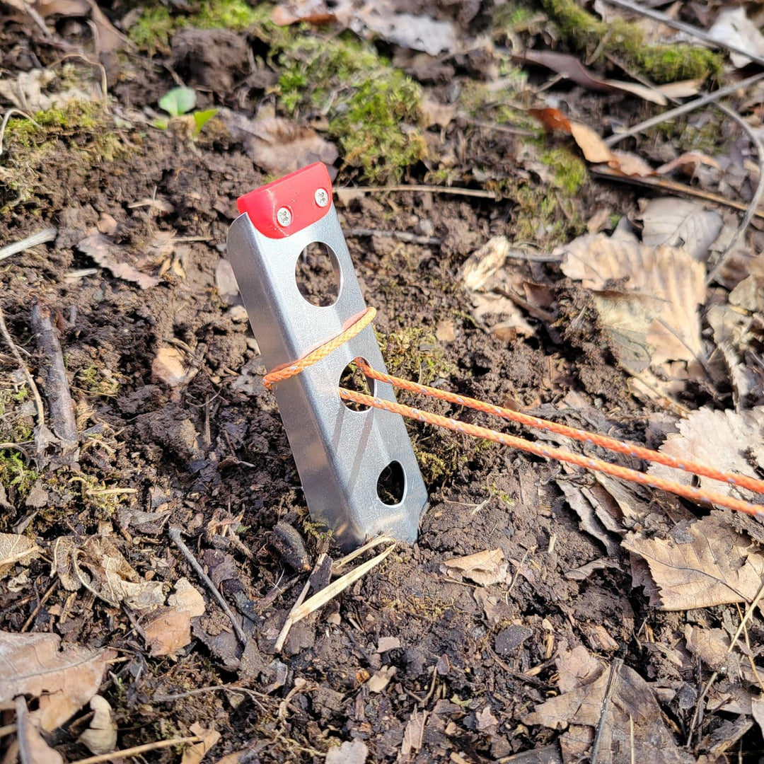BoglerCo Ultraleichte Rucksackkelle, 13,5 g (Rot), Rot
