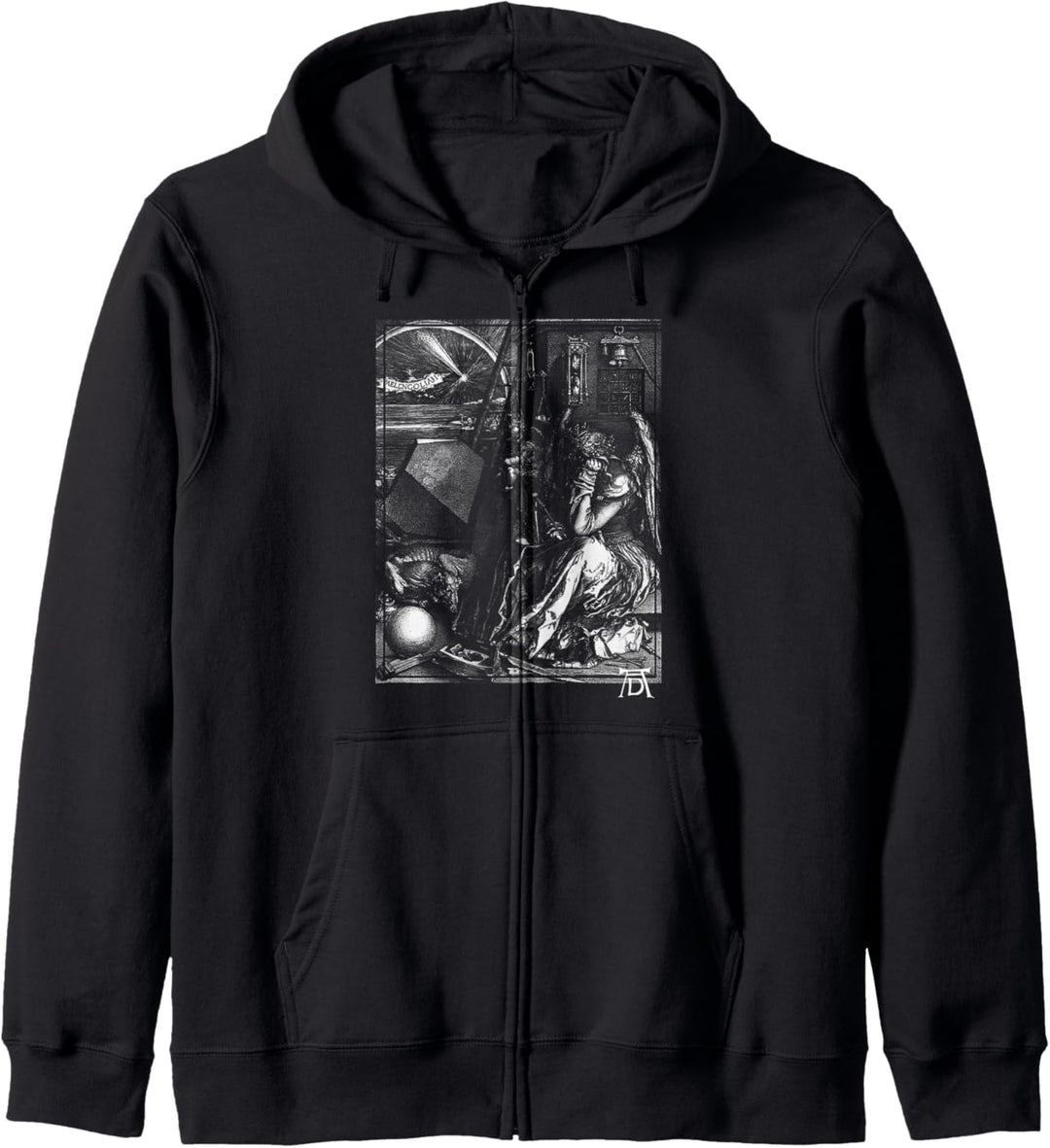 Melencolia I (1514) Albrecht Dürer - Kupferstich Renaissance Kapuzenjacke