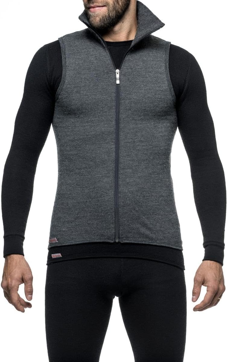 Woolpower 400 Gilet/Weste, Farbe: grau XXS grau - grau