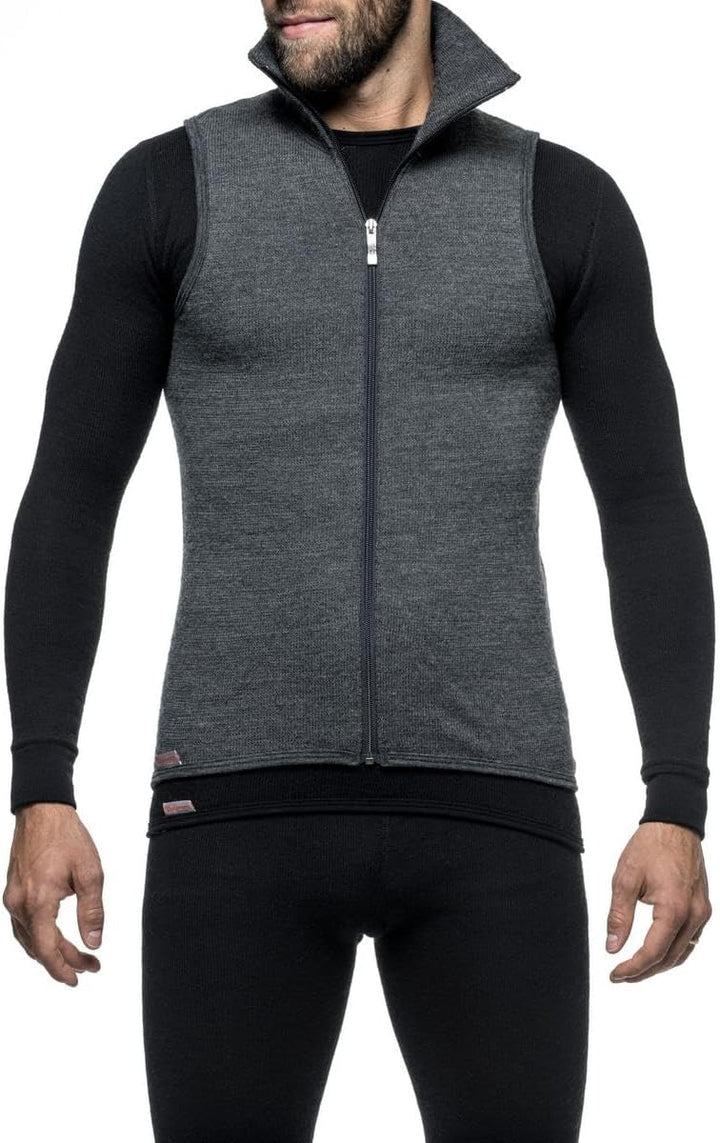 Woolpower 400 Gilet/Weste, Farbe: grau XXS grau - grau