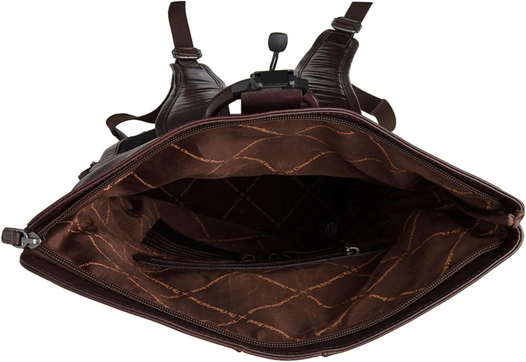 The Chesterfield Brand Savona - Rucksack 15" 40 cm Brown Einheitsgrösse, Brown Einheitsgröß