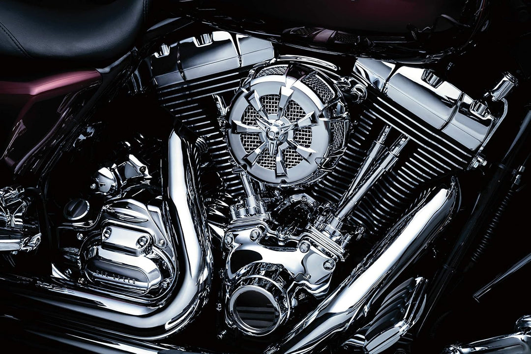 Kuryakyn 8389 Motorrad-Motorzubehör: Stösselblock Accent Cover für Harley-Davidson Twin Cam Motorräd