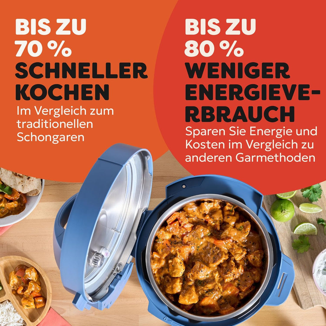 Instant Pot Multikocher, 5.7L 7-in-1 Smart Cooker - Schnellkochtopf, Schongarer, Reiskocher, Sautier