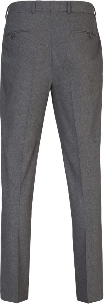BRAX Herren Regular Fit Flatfront Stoffhose Style Enrico, Grau (Street 05), Gr. 56