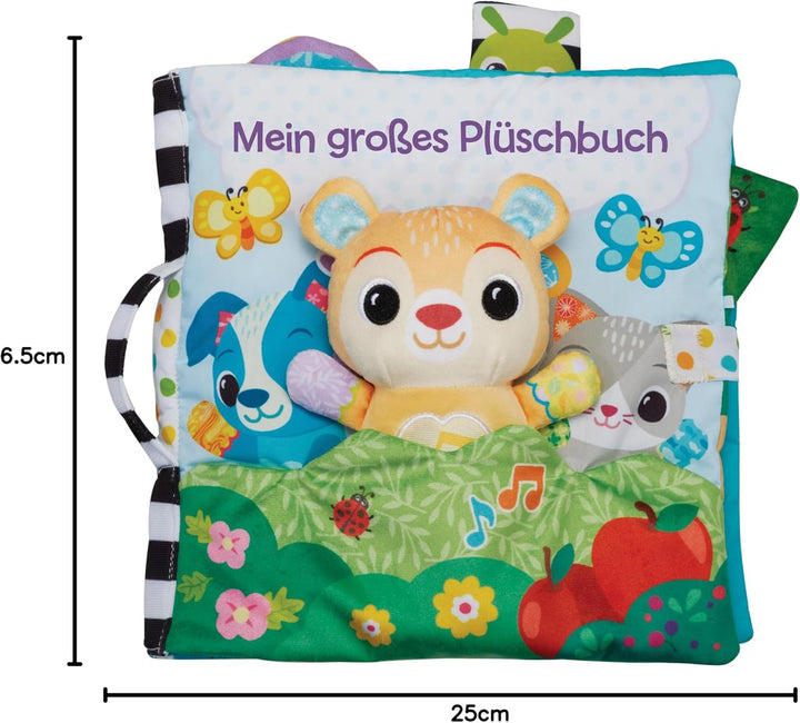 VTech Baby Mein grosses Plüschbuch – Fühlbuch/Soundbuch mit Musik und Geräuschen – Stoffbuch mit bew