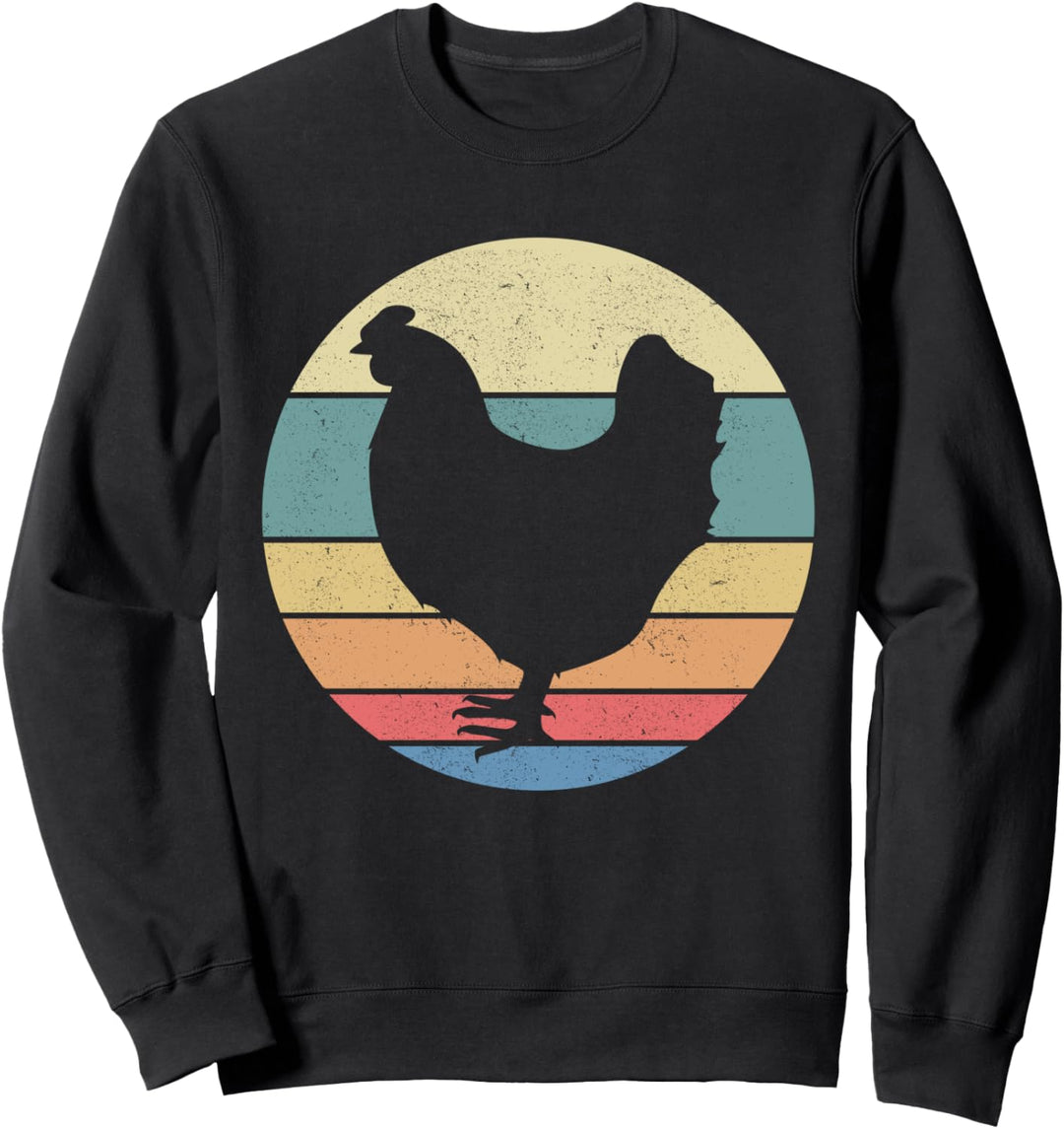 Vintage Huhn für Hühner Besitzer und Landwirte Sweatshirt