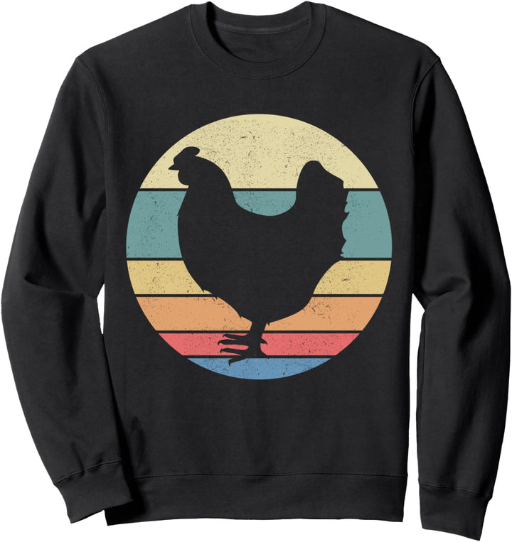 Vintage Huhn für Hühner Besitzer und Landwirte Sweatshirt