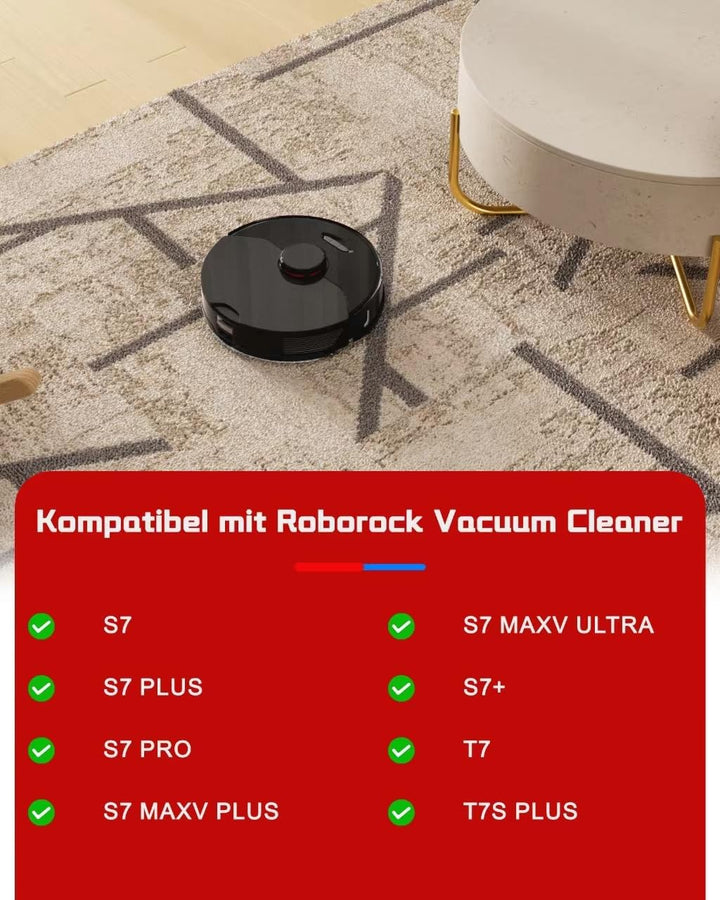 OWZ Ersatzteile Zubehör für Roborock S7 S7 Plus S7 MaxV S7 MaxV Ultra S7 Pro Ultra Saugroboter, 2 Ha