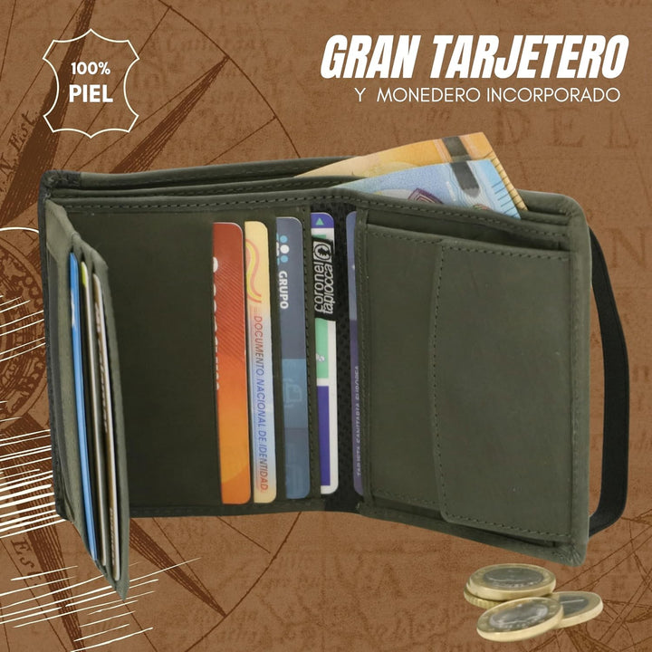 Coronel Tapiocca Herren Geldbörse Wallet Geldbeutel Herren Wallet Portemonnaie Brieftasche Herren Ge
