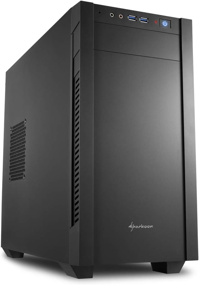 Sharkoon S1000 micro ATX Gehäuse, schwarz