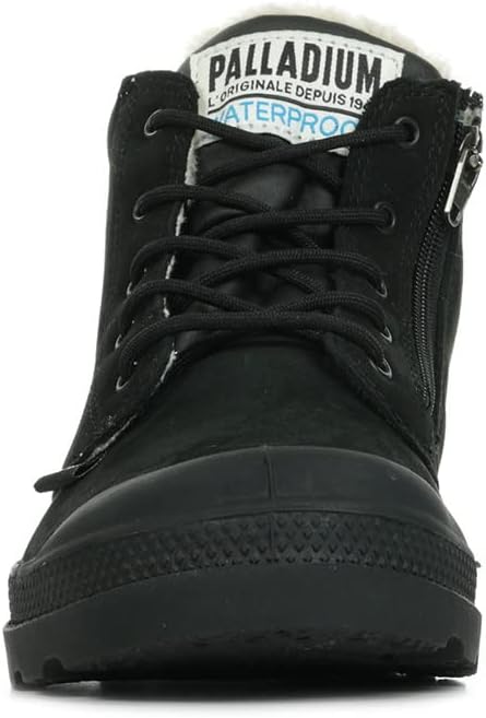 Palladium Unisex Kinder Pampa Hi Cuff WPS Oz Boots Outdoor 35 EU Schwarz, 35 EU Schwarz