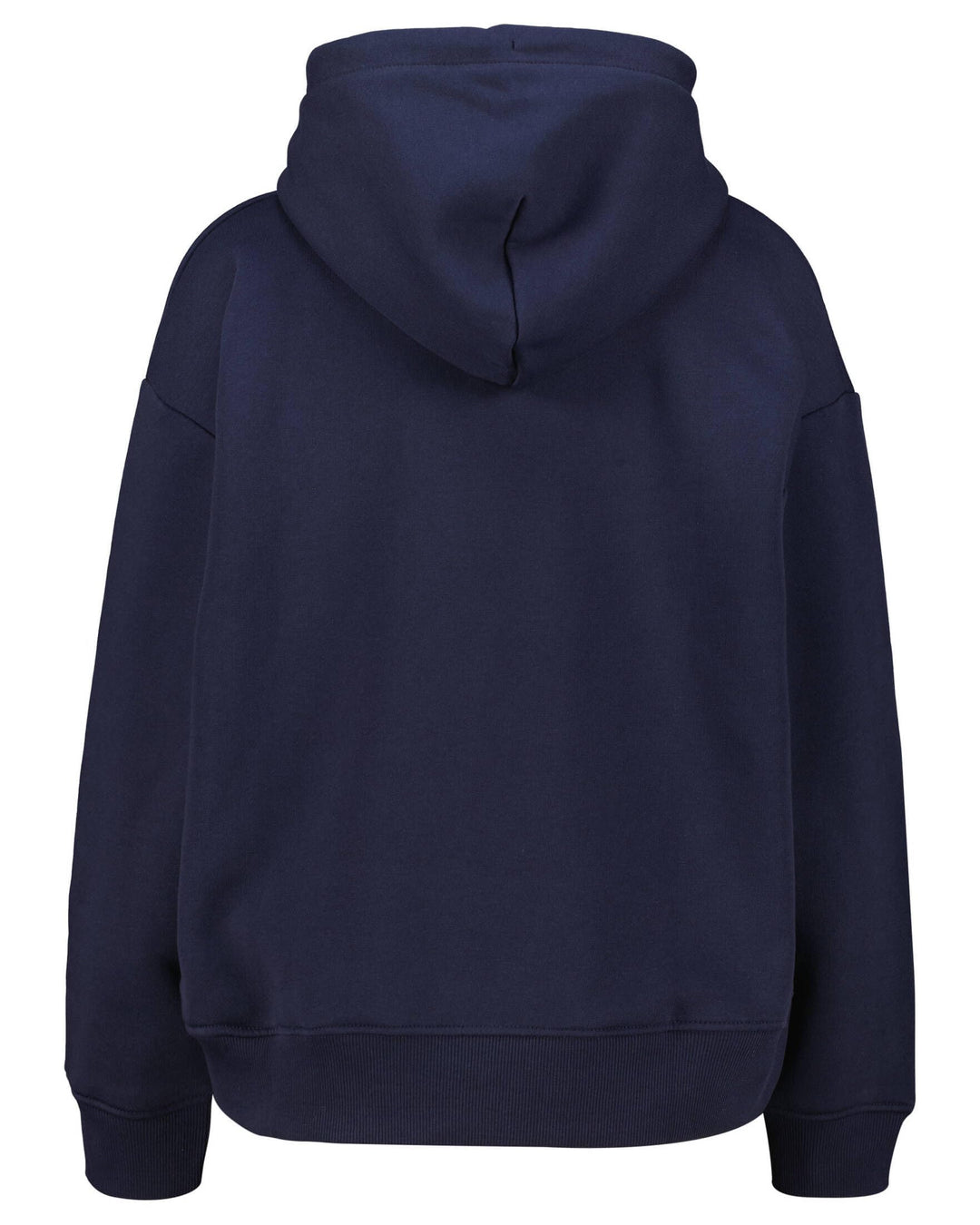 GANT Damen Rel Shield Hoodie Kapuzenpullover XS Evening Blue, XS Evening Blue