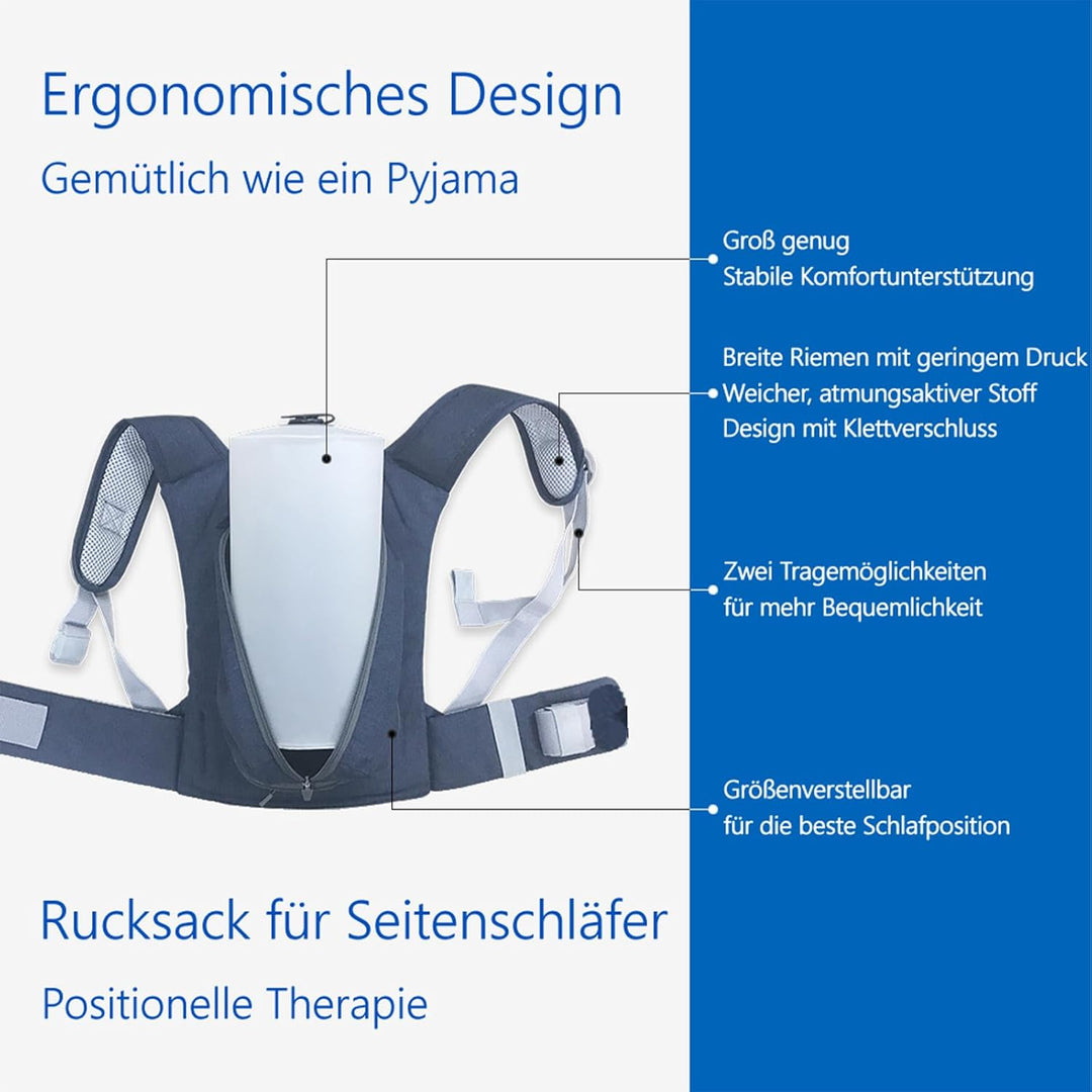 WoodyKnows 2021 Neu verbesserter Seitenschlafsack mit Allen Magic Tape Straps und verbessertem Reiss