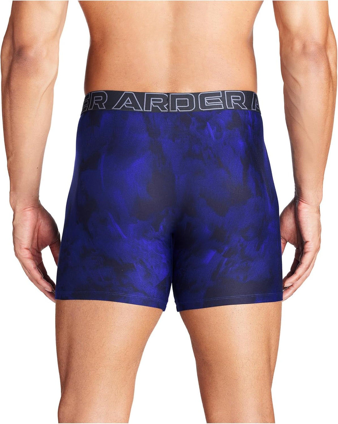 Under Armour Herren Tech Stretch Feuchtigkeitstransport Flachvorder Shorts XS Royal Windstream Print