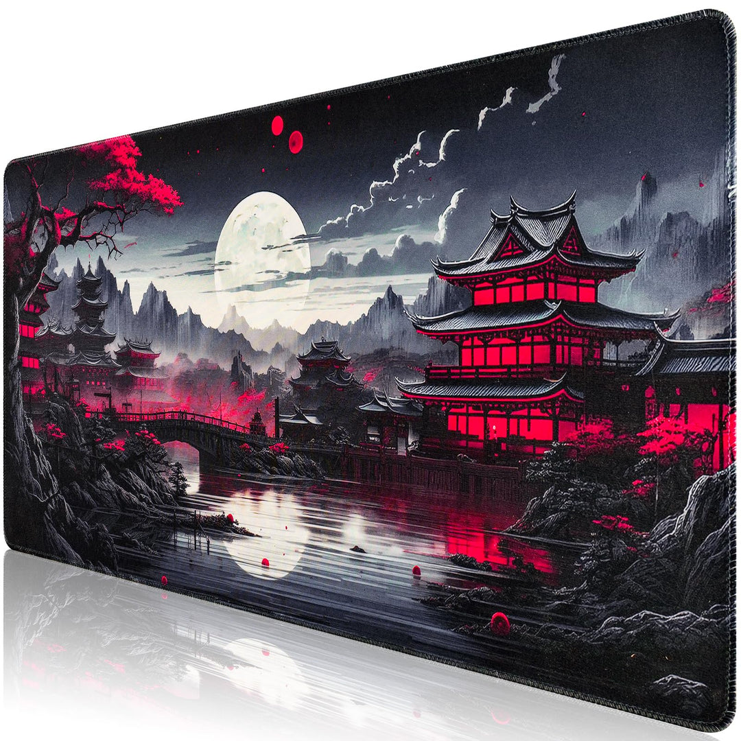 Mauspad XXL,600x1400mm Gross Mauspad Gaming Mausmatte mit Rutschfester Gummibasis,Präzise Verfolgung