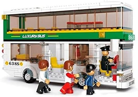 Sluban M38-B0331 - Baukasten - Stadt - Doppeldecker-Bus