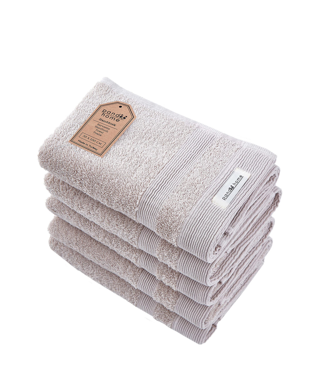 PandaHome Handtuch Set aus Baumwolle - 5 Handtücher - 100% Baumwolle Towel, Schnelltrocknend Weich S