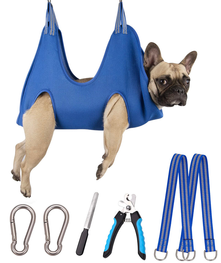 Kkiimatt 5-in-1 Haustierpflege-Hängematte, atmungsaktiv, für kleine und mittelgrosse Haustiere, Hund