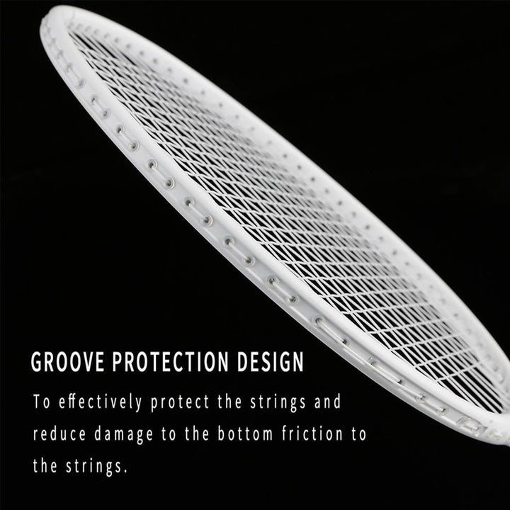 Senston Badmintonschläger Leichtgewicht Carbon Badminton Set mit 3 Federbälle für Einsteiger, Freize