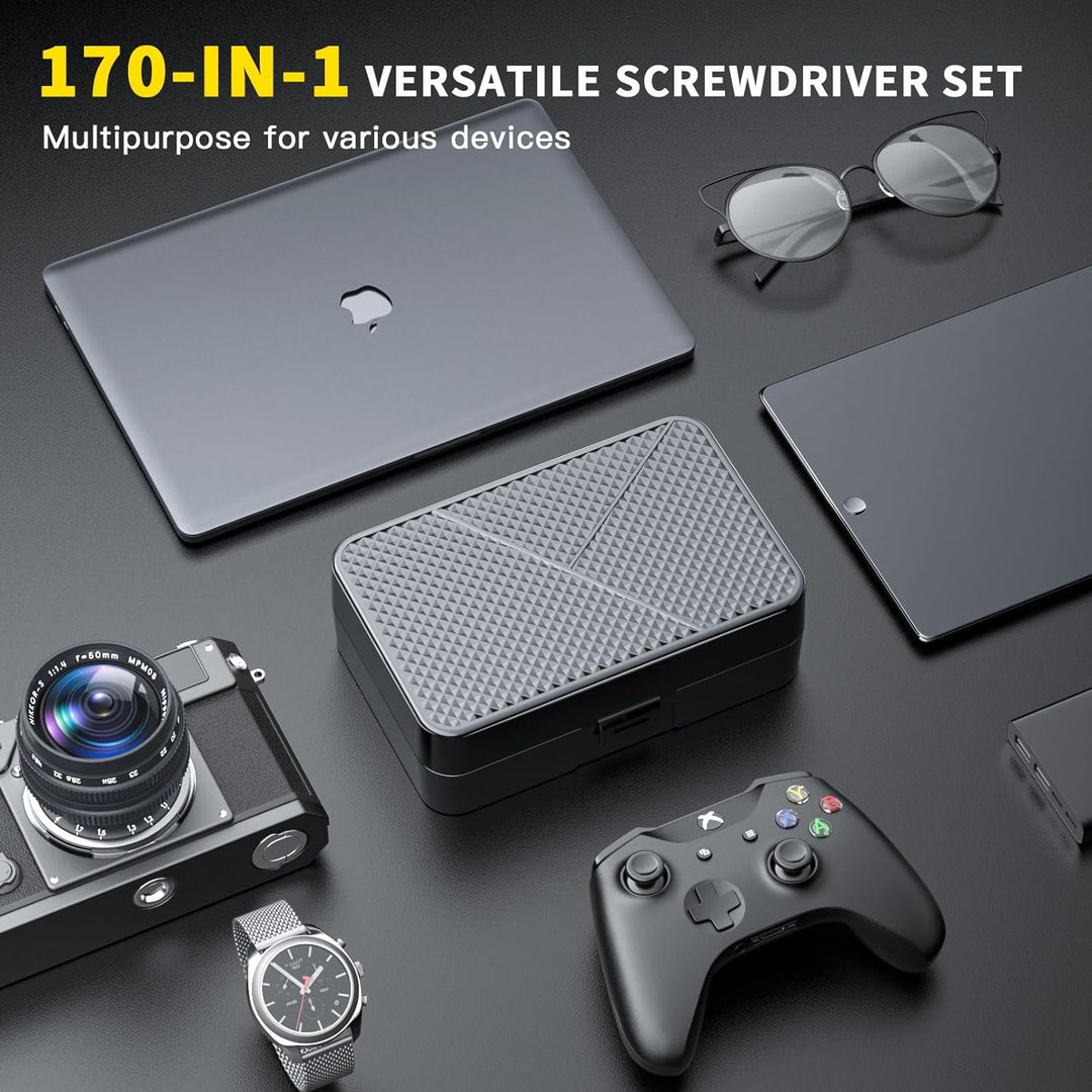 Faireach 170 in 1 Feinmechaniker Schraubendreher Set, Professionelles Screwdriver Set mit Tragbarem