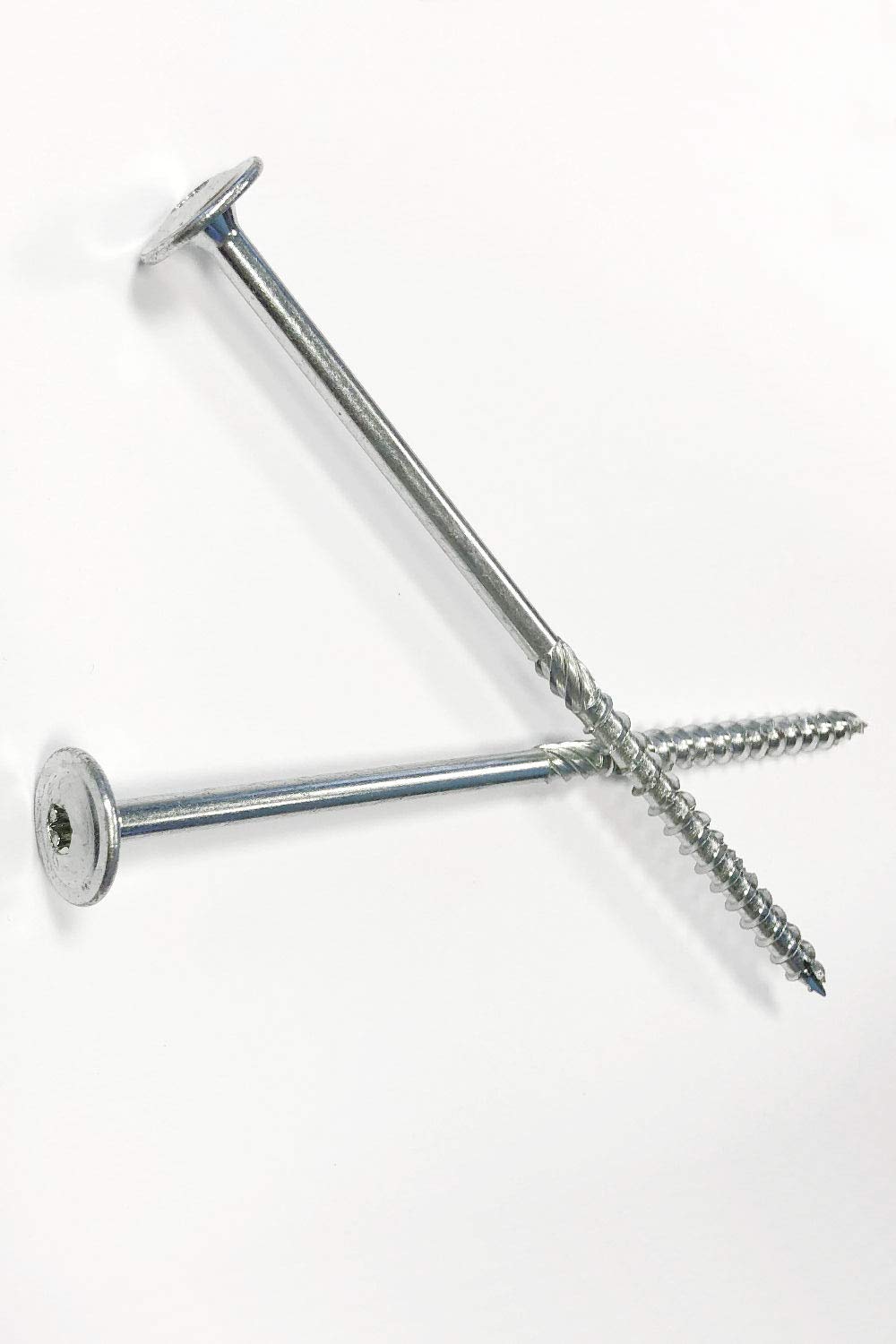 Tellerkopfschrauben 10x240 mm - 25 Stück verzinkt Holzschrauben Torx Schneidkerbe