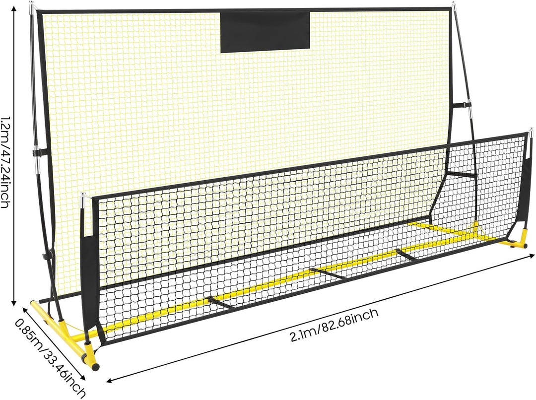 Fussball Rebounder Netz 2 in 1 für Passspiel &amp; Techniktraining