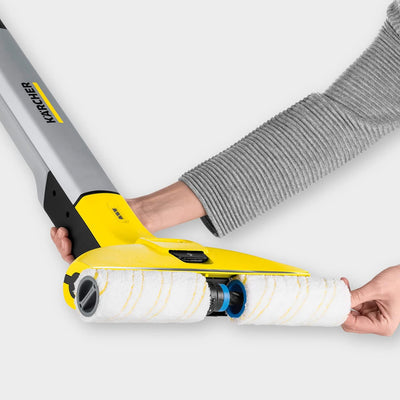 Kärcher Elektrischer Wischmopp EWM 2 – elektrischer und kabelloser Bodenreiniger für 60 qm – für eff