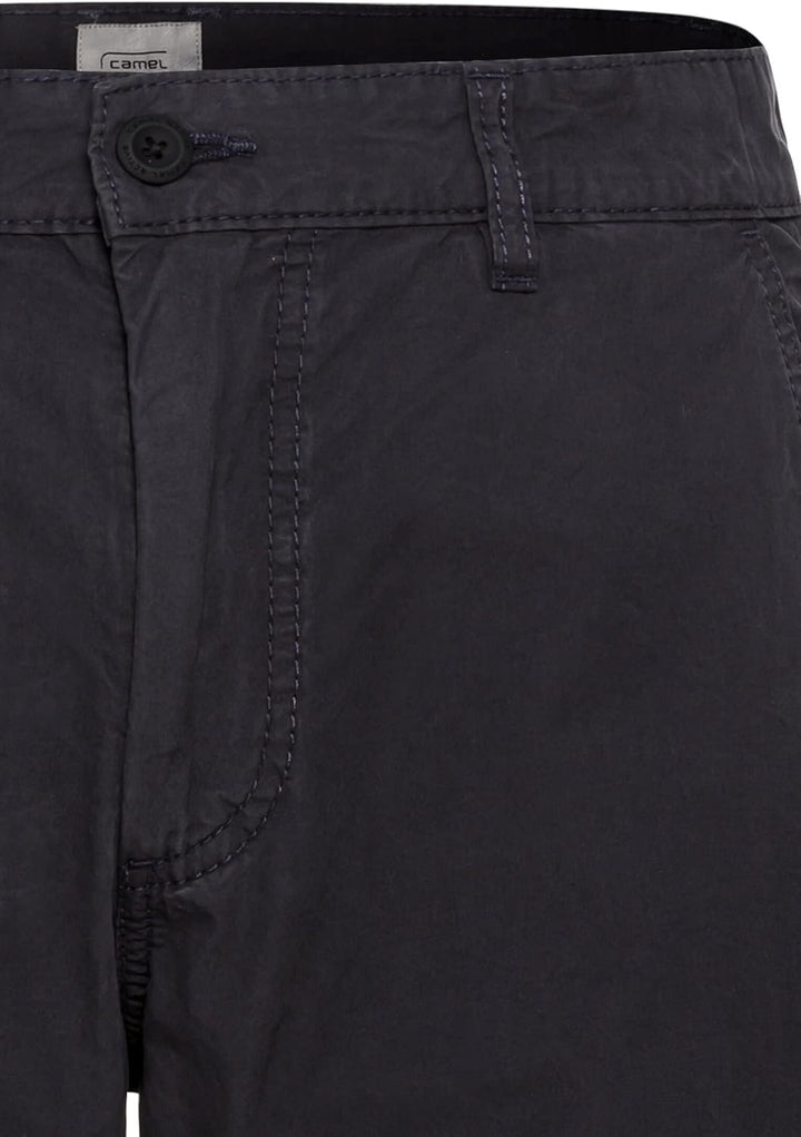 camel active Herren Chinoshorts aus Reiner Baumwolle Shorts 32 Dunkelblau, 32 Dunkelblau