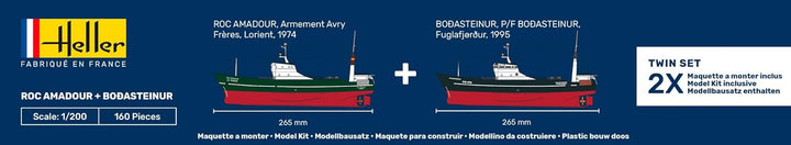 Heller 85608 - 1:200 ROC AMADOUR + BODASTEINUR Twinset - Neu