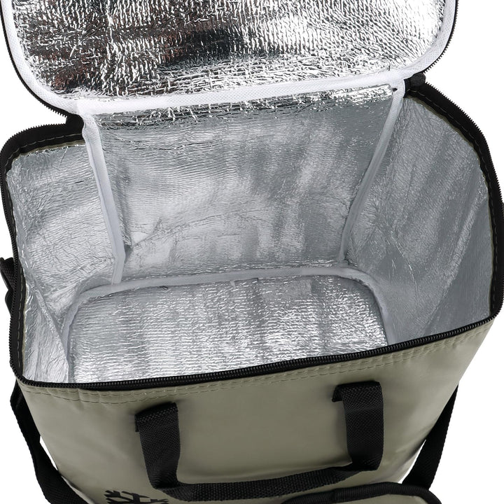 com-four® Kühltasche - Klassische Faltbare Thermo-Kühlbox - Isoliertasche für Picknick, Camping, Out