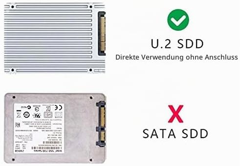 Cablecc oculink sff-8611 an U.2 U.3 SFF-8639 NVME PCIe PCI-Express-SSD-Kabel für Mainboard-SSD Schwa
