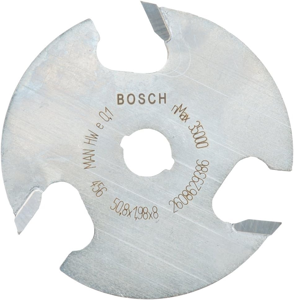 Bosch Professional Scheibennutfräser Expert for Wood (Holz, 8 x 51 x 2 mm, Zubehör Handfräse) Arbeit