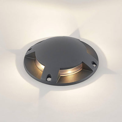 Lindby LED Aussenleuchte 'Cormac' (wasserdicht) (Modern) in Schwarz aus Aluminium (3 flammig,) - Aus