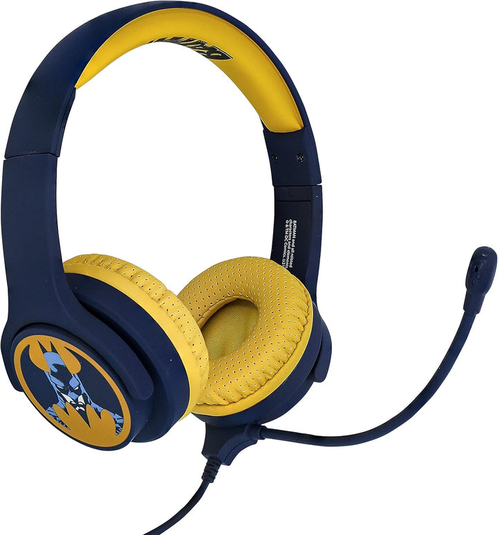OTL Technologies Kids Headphones - Batman Interactive Headphones with Detachable Microphone