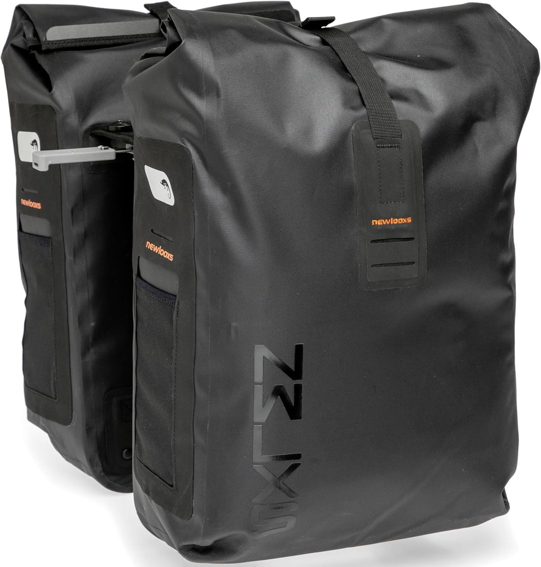 New Looxs Unisex-Adult Varo Double MIK Doppelte Fahrradtasche, Black, Gemiddeld Gemiddeld Schwarz, G