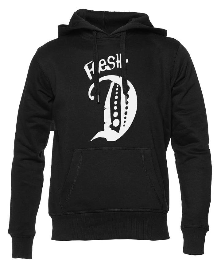 Generisch Fresh D Unisex Hoodie Herren Damen Schwarz Lange Ärmel Kapuzenpulli Men's Women's Black