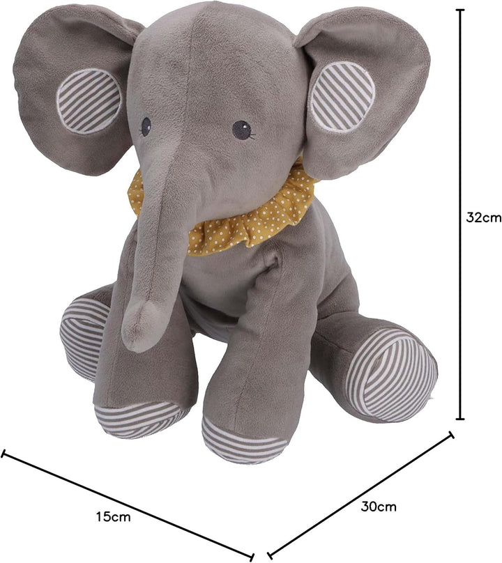 Sterntaler Baby Unisex Kuscheltier Baby Sternchen Kuscheltier Elefant Eddy - Baby Stofftier, Babyspi