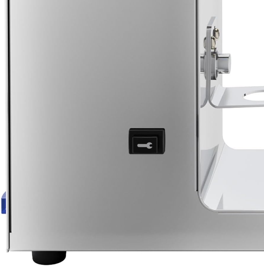 LELIT Fred Kaffeemühle - 38 mm konischer Grat und elektronische Dosierung - Edelstahl - Silber