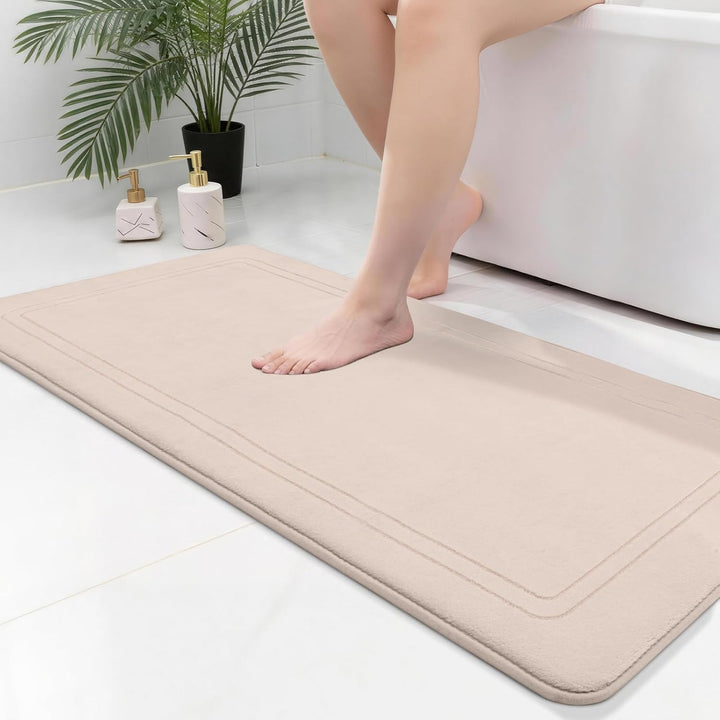 chakme Badematte rutschfest,Badezimmerteppich Weich Badteppich Saugfähige Badvorleger Duschvorleger