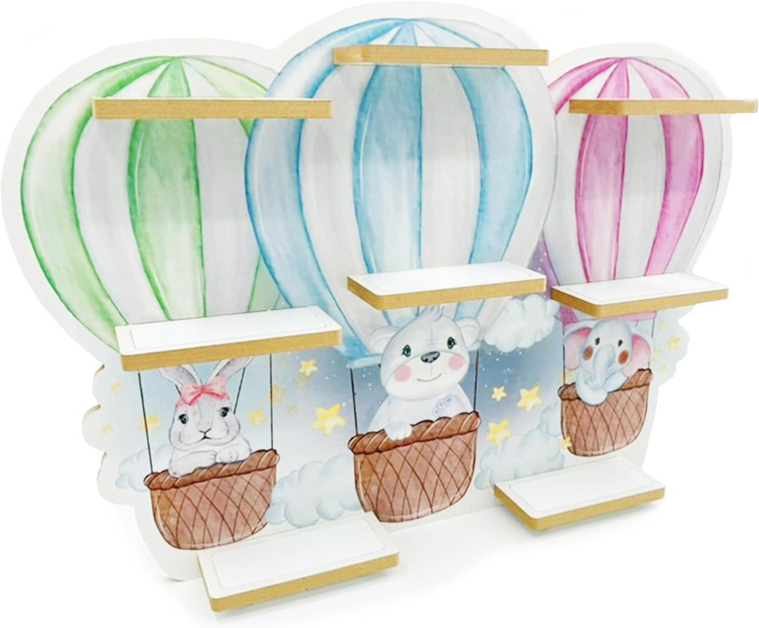 Smagnon Regal für die Toniebox und Tonie Figuren Motiv Ballon-Familie Kinderspielzeug (XXL Nebenrega