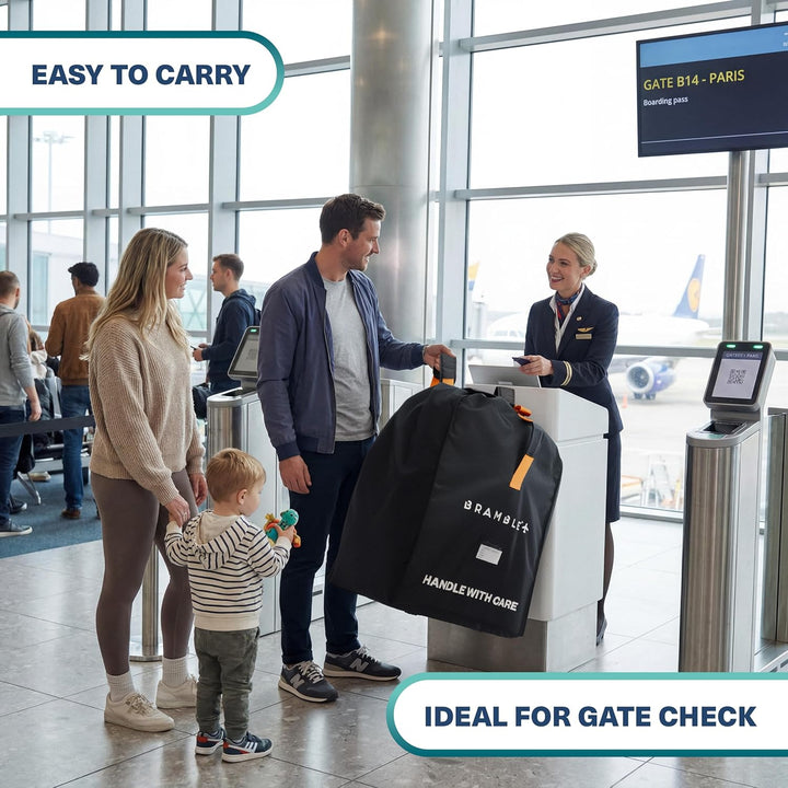 Bramble – Reisetasche für Autositze zum Einchecken am Flugzeuggate – Autositzbezug für Reisen am Flu