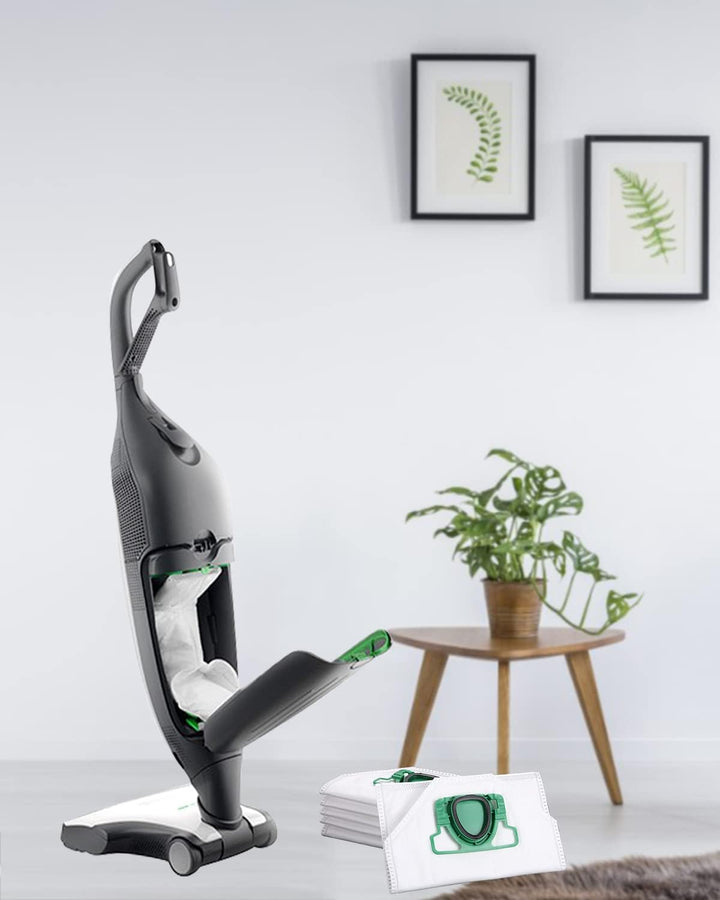 10 VK200 Staubsaugerbeutel für Vorwerk Kobold VK200 FP200 Filte, Premium Allergiker geeignet, Austau